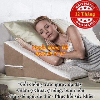 Gối Chống Trào Ngược Dạ Dày Cho Người Lớn HARU - Giảm Trào Ngược, Viêm Họng, Nuốt Vướng, Nghẹn Cổ