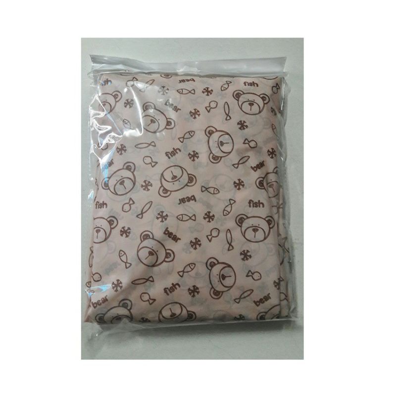 Áo Mưa RANDO Eva Apas-02 | Họa Tiết GấU - Chất Liệu Trong Mờ, Dẻo Dai, Mềm Mại - Freesize | Trùm Nhanh, Kín 2 Bên Hông
