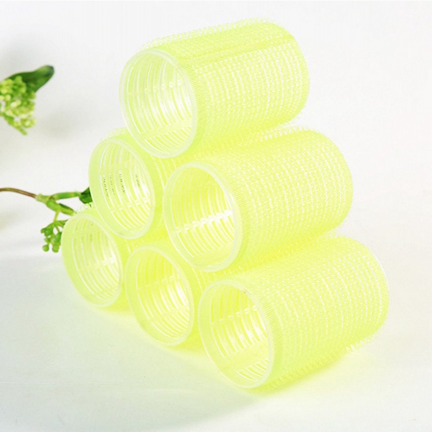 1 Lô Uốn Tóc Tự Dính Màu Sắc Ngẫu Nhiên Tiện Dụng