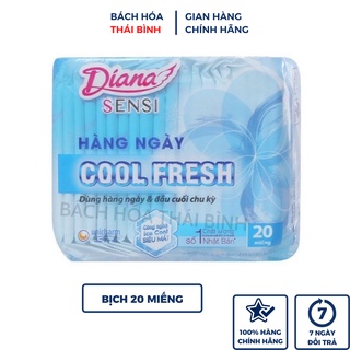 Băng vệ sinh hàng ngày Diana Sensi Cool Fresh 20 miếng