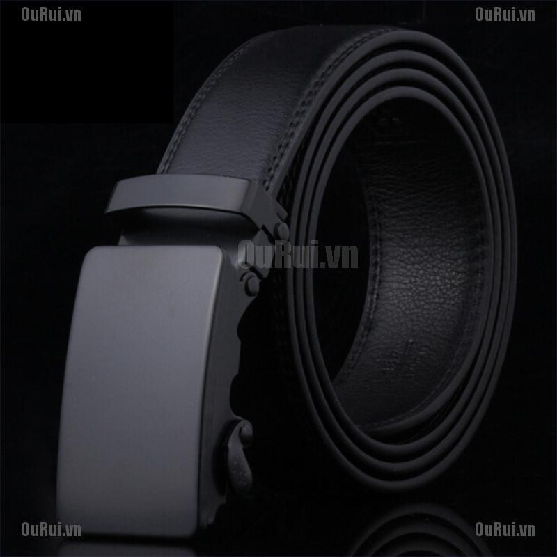 Thắt Lưng Da Có Khóa Chống Trượt Thích Hợp Sử Dụng Hàng Ngày / Làm Việc Cho Nam