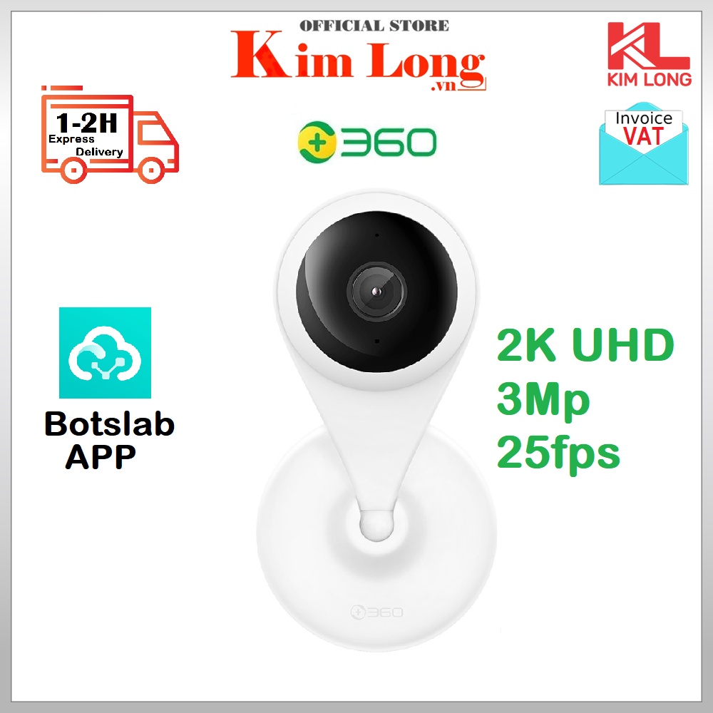 Camera quan sát Qihoo 360 AC1C Full Hd 1080P - Bảo hành chính hãng 12 tháng