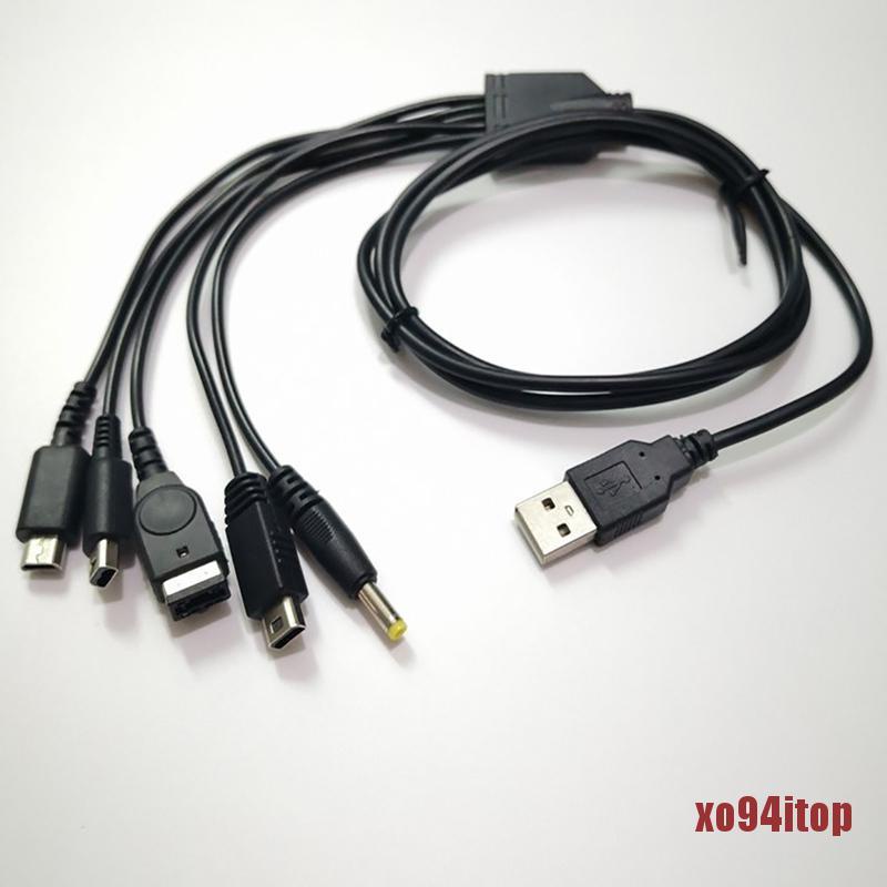 Dây Cáp Sạc Usb 5 Trong 1 Đa Năng Cho Máy Chơi Game