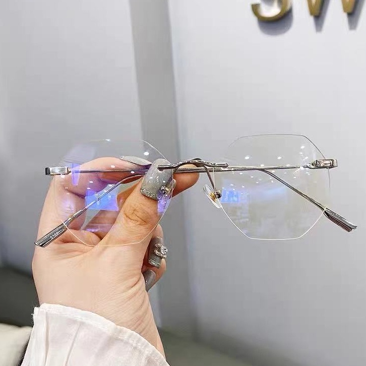 【0-500°】【Hàng Có Sẵn】 Gọng Kính Chống Bức Xạ Ánh Sáng Xanh Dành Cho Nam Và Nữ