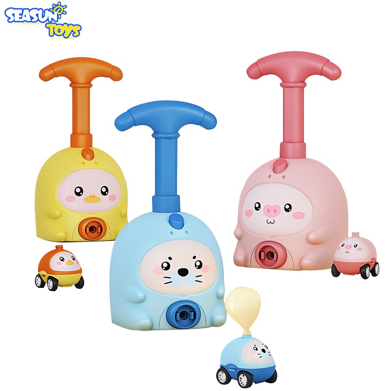 Đồ chơi bơm bong bóng bay SEA SUN TOYS phối hình động vật hoạt hình tùy chọn dễ thươn