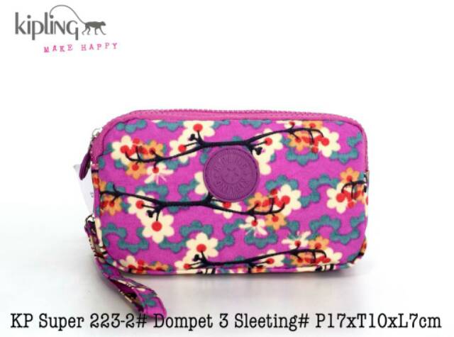 Kipling Ví Cầm Tay 3 Ngăn 223-2