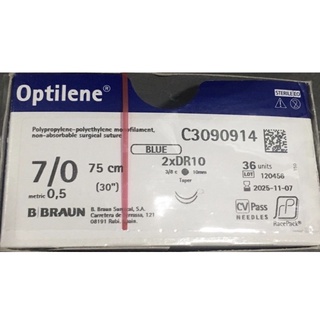 Chỉ nhấn mí optilene ( premilene 7/0 giá lẻ 1 tép )