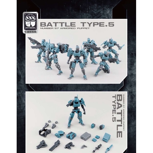 Mô Hình ROBOT Loại5 no57 - no 57 - fiftyseven Tỉ Lệ 1 / 24