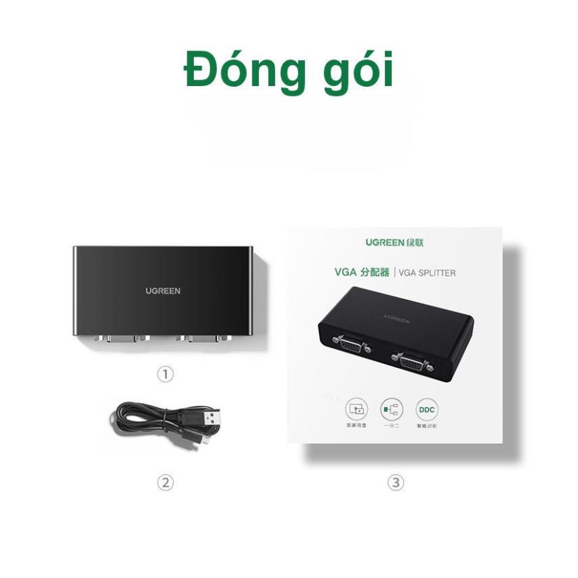 Mua ngay Bộ chia VGA 1 ra 2 cao cấp UGREEN CM339 80190 [Giảm giá 5%]