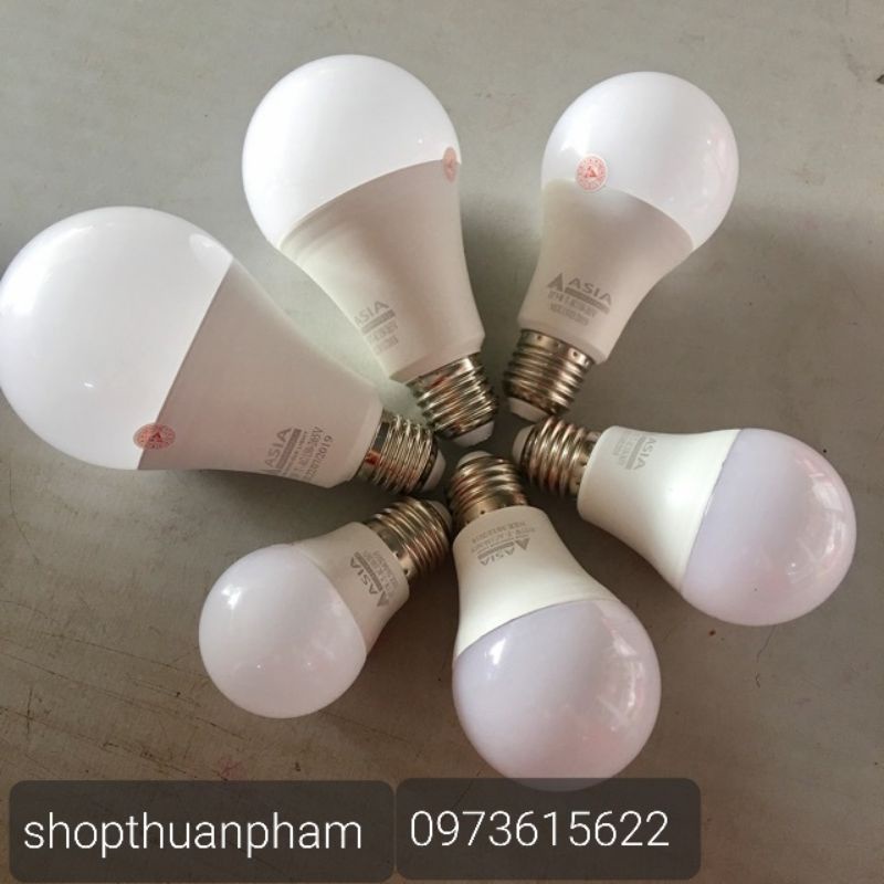 Bóng led tròn ASIA các loại 3/5/7/9/12/15W