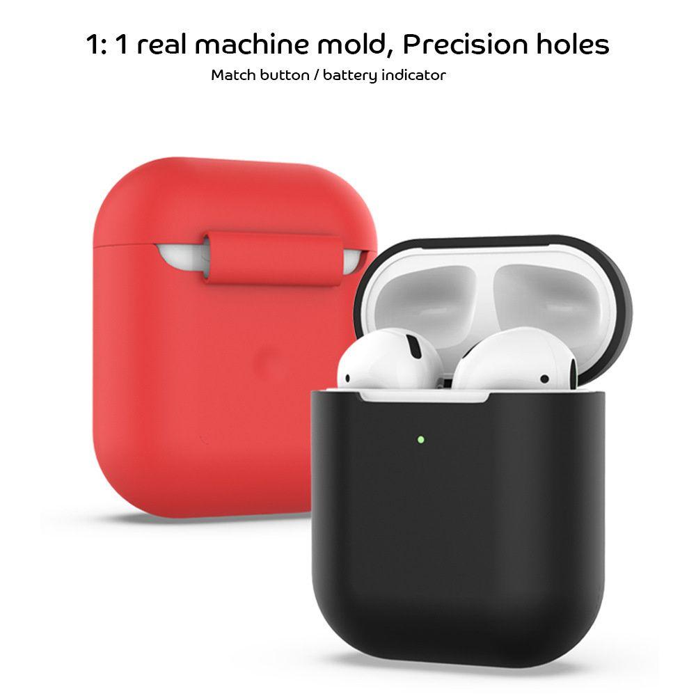 MYRONGVN Vỏ Bảo Vệ Hộp Sạc Tai Nghe Airpods 2 Bluetooth Không Dây Chống Rơi
