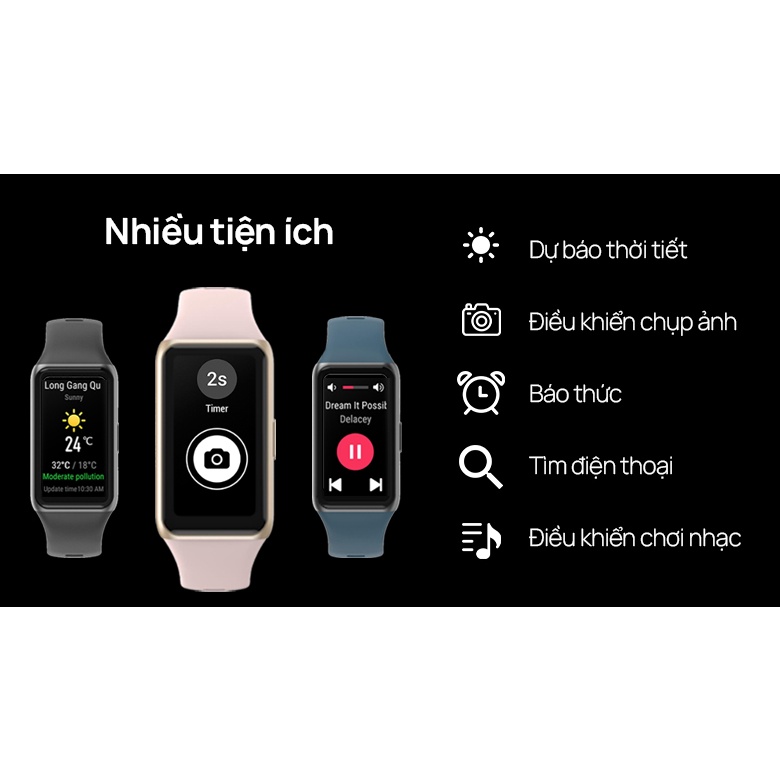 Đồng Hồ Thông Minh Huawei Band 6, Band 7- Hàng Chính Hãng - Bảo Hành 12 Tháng