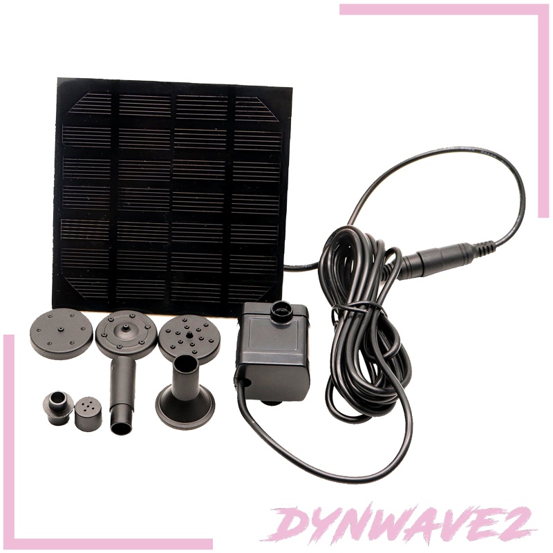 [DYNWAVE2]Solar Fountain with Panel Water Pump Solar Panel Kit Upgrade Solar Pump Kit