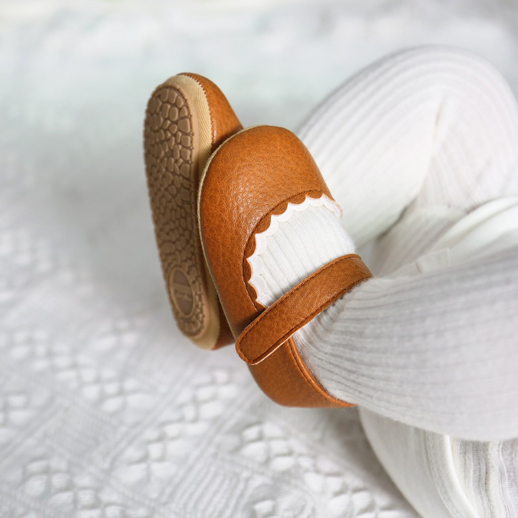 Giày tập đi đế mềm chống trượt cho bé gái