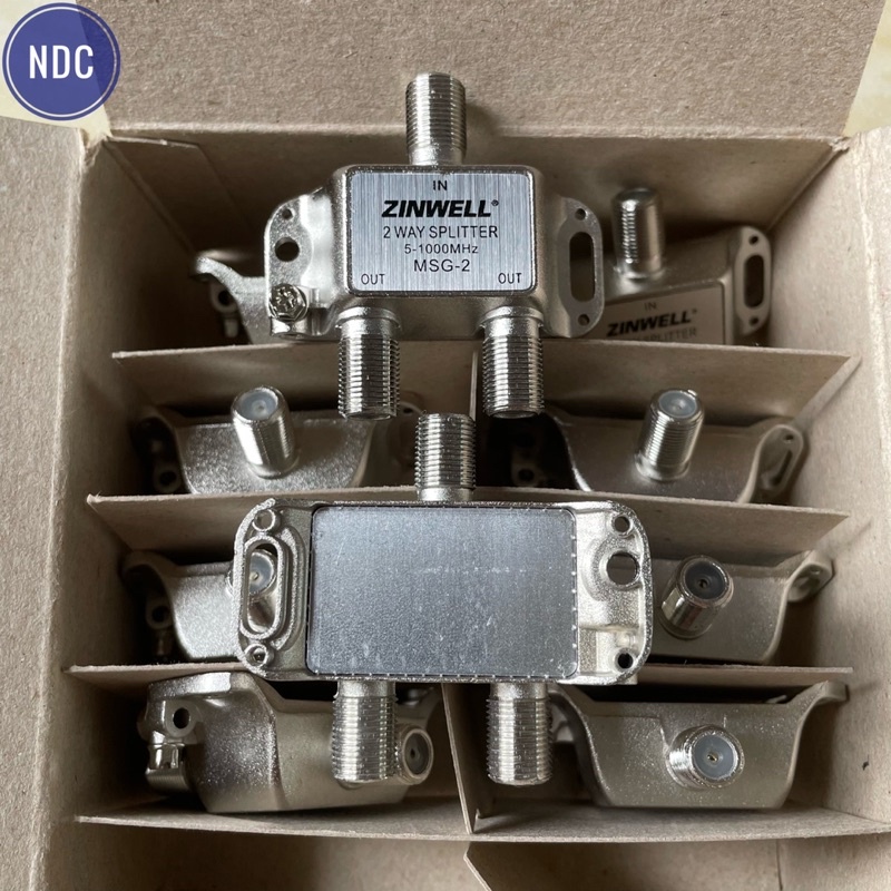 Bộ Chia 2, 3, 4, 6, 8 Zinwell (Đài Loan) Chia Cáp, Anten KTS