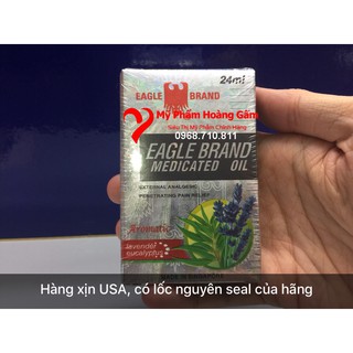 Dầu gió trắng con ó Eagle Brand Medicated Oil 24ml Mỹ hương Lavender Aromatic