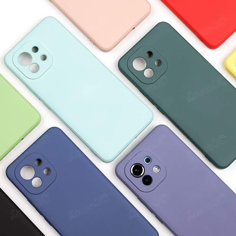 Ốp Điện Thoại Dẻo Bằng Silica Gel Cho Xiaomi Mi 11T 11 10 10s Lite Pro Xiaomi11Lite Mi11Lite 5g