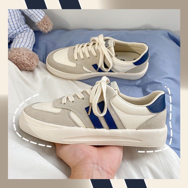 Giày thể thao nữ 2 màu trẻ trung nữ tính năng động kiểu dáng học sinh mới