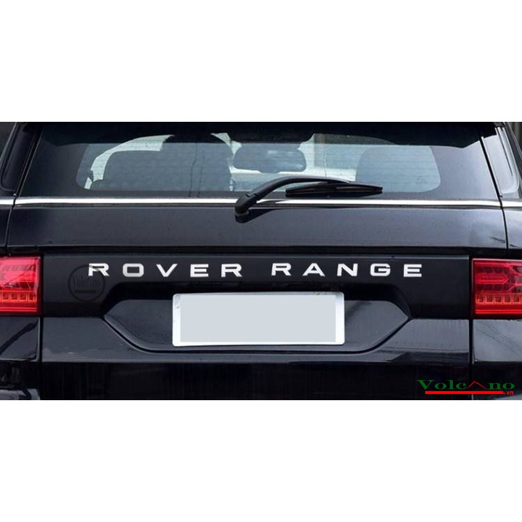 Tem logo chữ nổi RANGE ROVER dán tráng trí xe