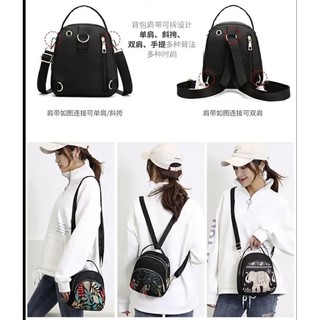 Order balo mini vải dù đeo 2 kiểu đa năng