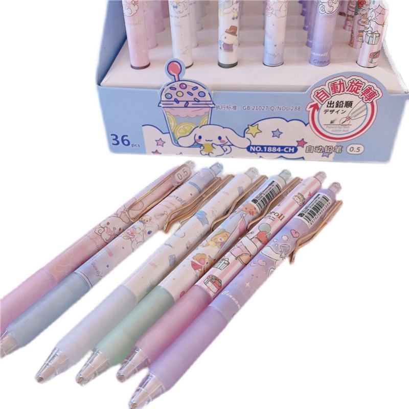 Bút chì bấm hình tai chó dễ thương cho học sinh tiểu học/ văn phòng