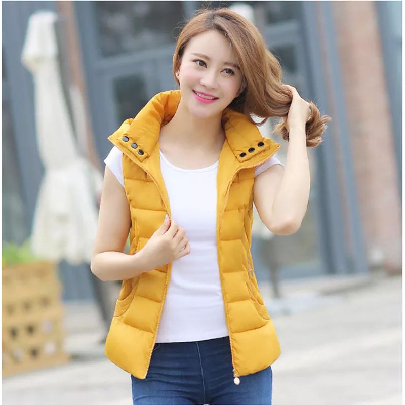 Áo phao gile thu đông cực đẹp DL397