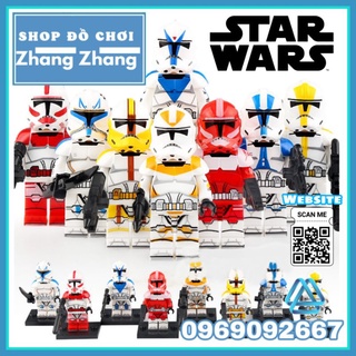 Đồ chơi Xếp hình Star Wars binh đoàn Armored Clone Trooper Minifigures Xinh X0300