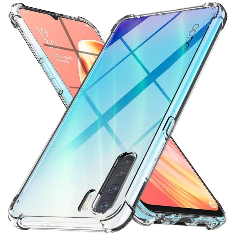Ốp điện thoại silicone có túi khí chống sốc bảo vệ cho OPPO A95 RENO 6 6Z A74 5G A92 A54 A16 A94 A15 A15S
