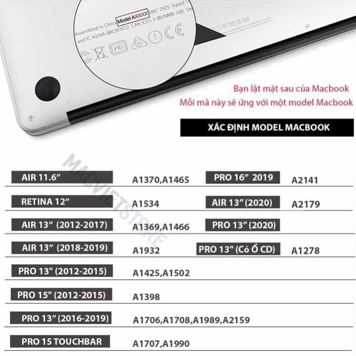 Bộ Dán Kê Tay Kèm Trackpad Full Viền Macbook Chính Hãng JRC 4 Màu | BigBuy360 - bigbuy360.vn