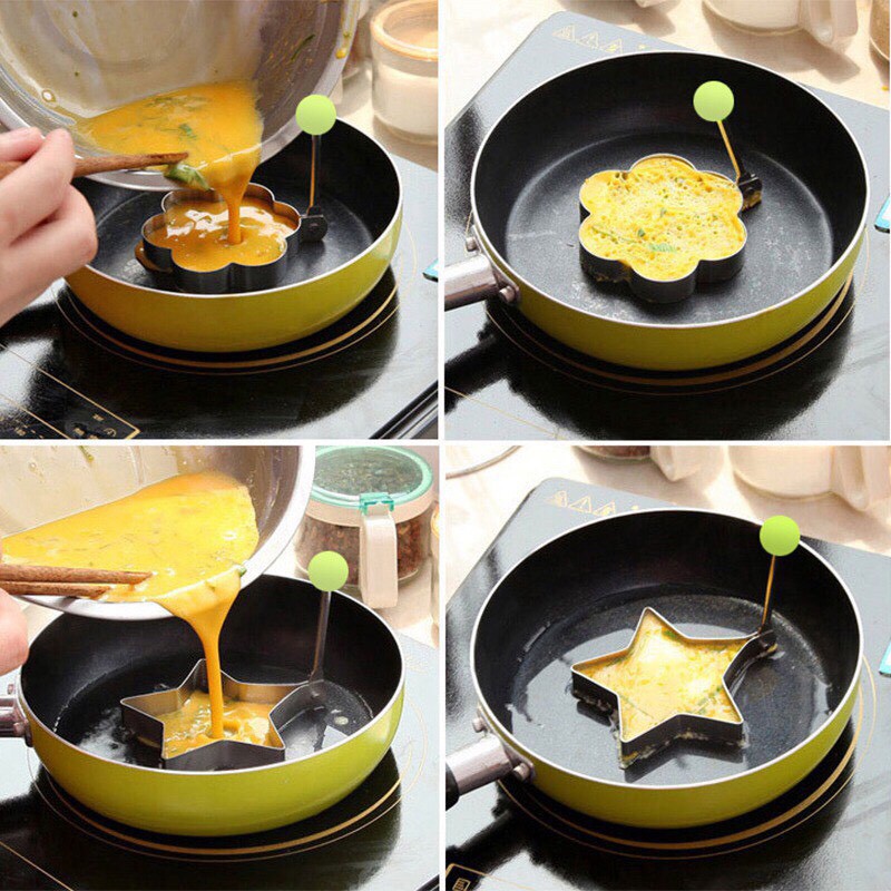 Khuôn Trứng Tạo Hình Chiên Trứng/Làm Bánh Đa Năng