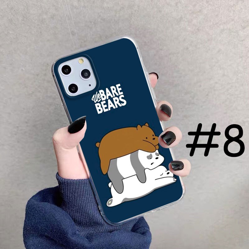 Ốp điện thoại mềm in hình gấu We Bare Bears 2 cho Vivo Y53 Y55 Y71 Y71I Y81 Y81I Y91 Y95 Y67 V5 V5S