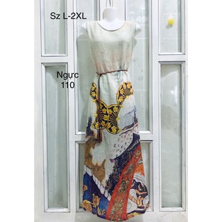 Đầm maxi dáng suông không tay [2 mẫu ]