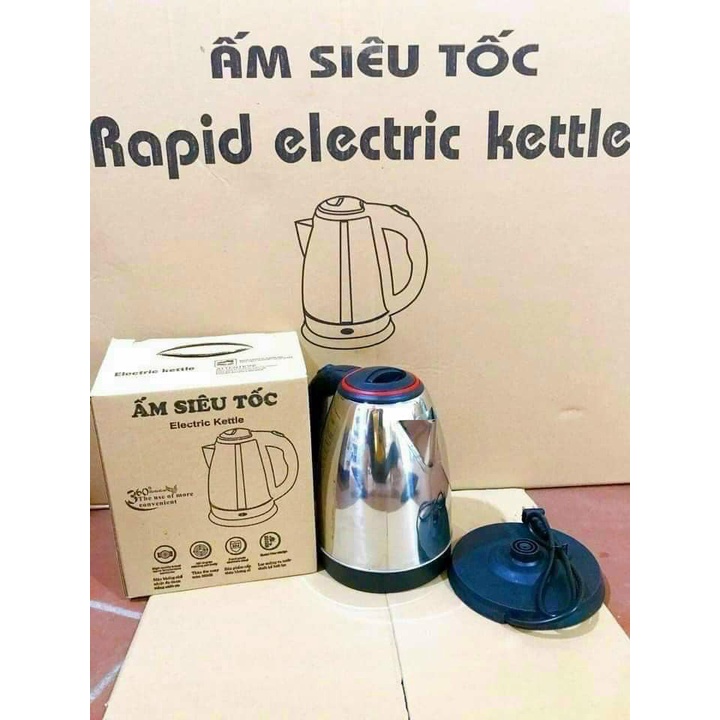 BINH ĐUN SIÊU TỐC INOX ELECTRIC 1,8 LÍT