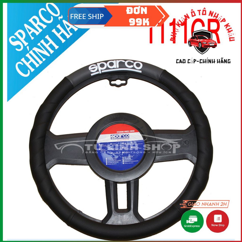 Bọc vô lăng chính hãng Sparco 1111GR