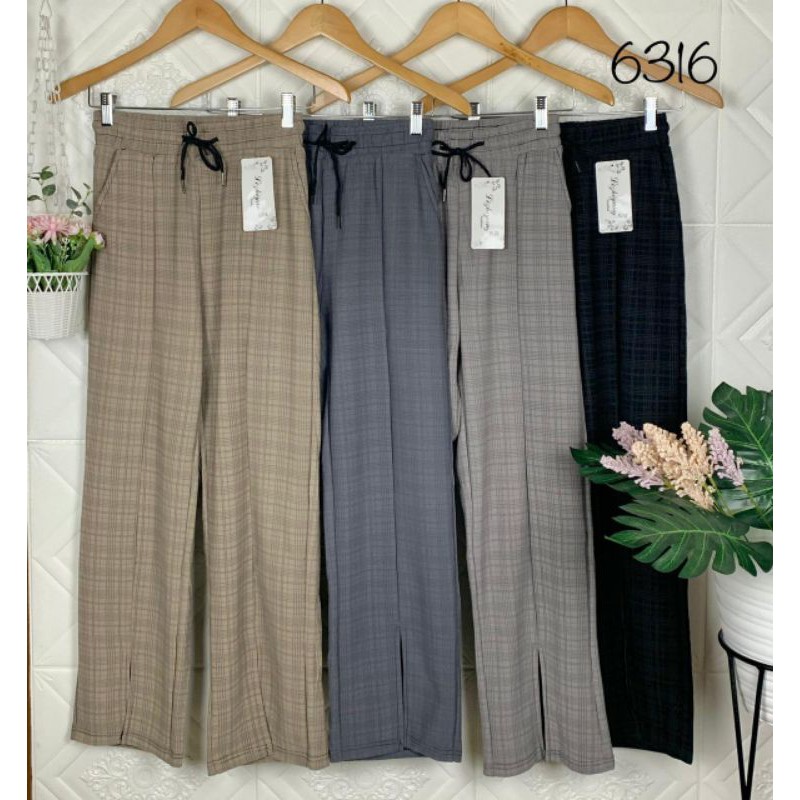 Quần Dài Ống Rộng Xẻ Tà Thời Trang Cho Nữ | BigBuy360 - bigbuy360.vn