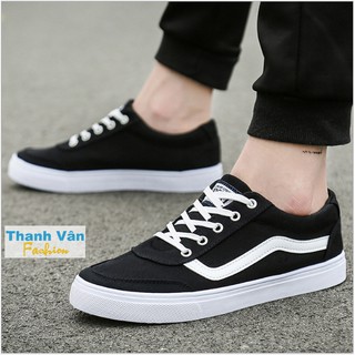 Giày thể thao nam TV029 (đen phối trắng), size từ 39-44