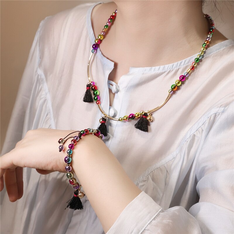 30-100 Hạt nhựa tròn BEADIA nhiều màu thời trang dùng làm đồ trang sức thủ công kích thước 6/8/10mm