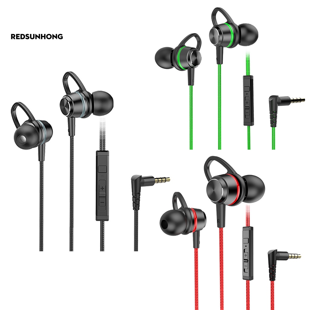 Tai Nghe Nhét Tai Thể Thao Âm Thanh Nổi 3.5mm Chống Nước Hỗ Trợ Gọi Điện