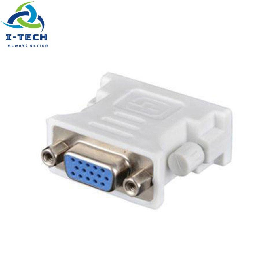 Đầu Chuyển Đổi Vga Sang Dvi D / 24 + 1 Pin Male Sang Vga Female