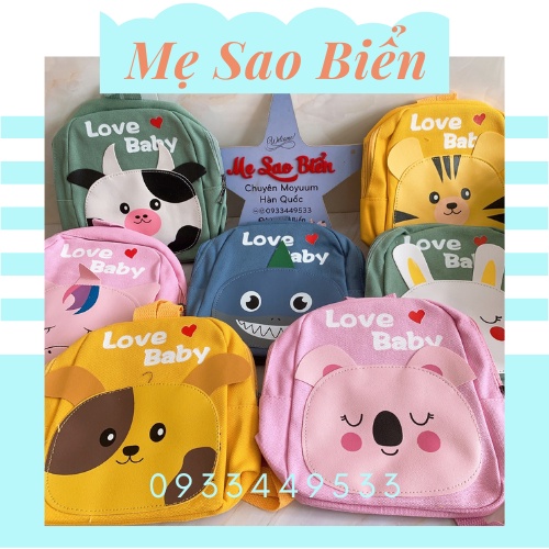 Balo cho bé mầm non hình thú dễ thương