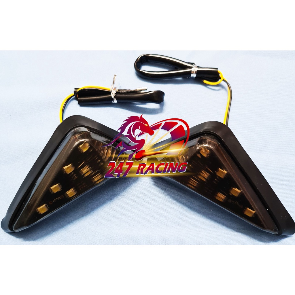 Cặp đèn Xi Nhan Tam Giác Dẹp Gắn Xe Winner X và Nhiều loại xe máy