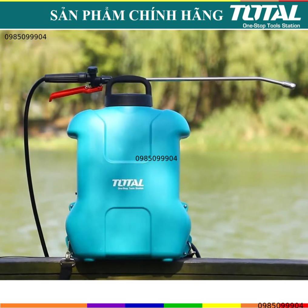 Máy phun thuốc bình xịt khử trùng vệ sinh diệt côn trùng 16L dùng pin Lithium 20V TOTAL TSPLI2001 KÈM 1 PIN VÀ 1 SẠC