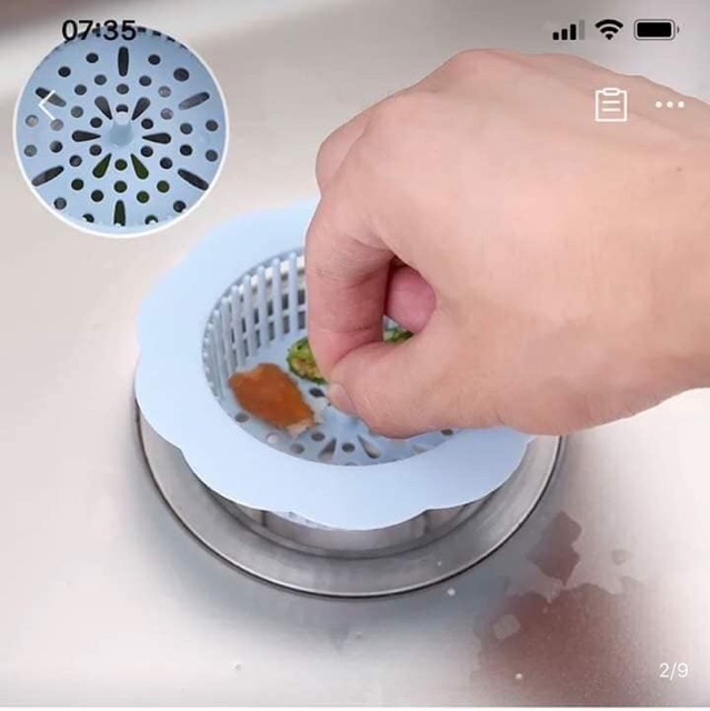 Lọc rác bồn rửa hình hoa