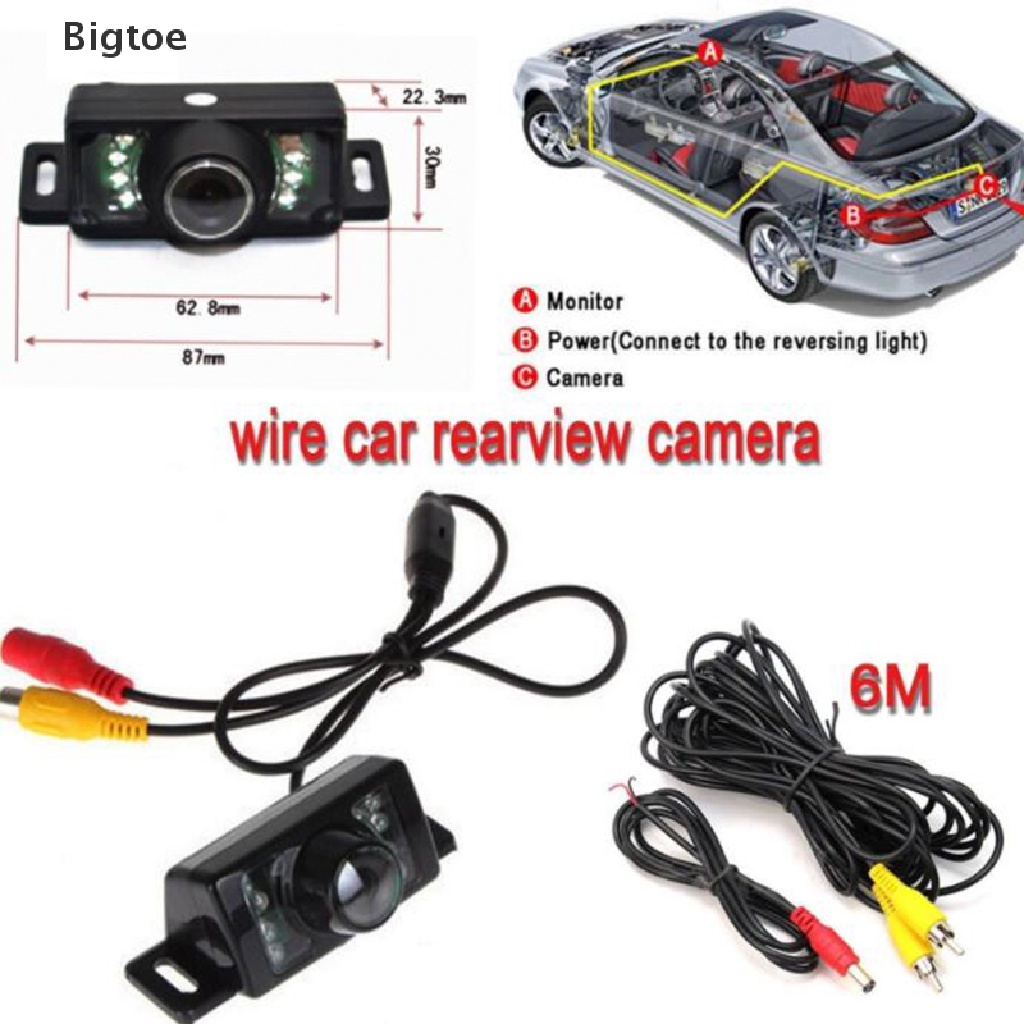 Camera chiếu hậu 170 CMOS 7 IR hỗ trợ đỗ xe ban đêm
 | BigBuy360 - bigbuy360.vn