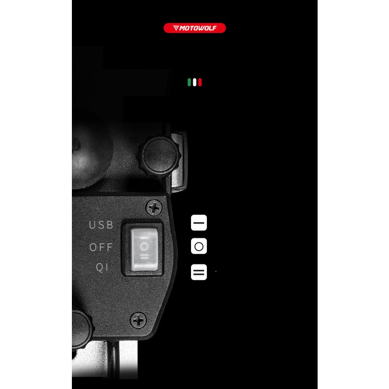 Giá đỡ điện thoại 360 độ MOTOWOLF MDL2824 🔥FREESHIP🔥Giá kẹp điện thoại cho xe máy  MOTOWOLF