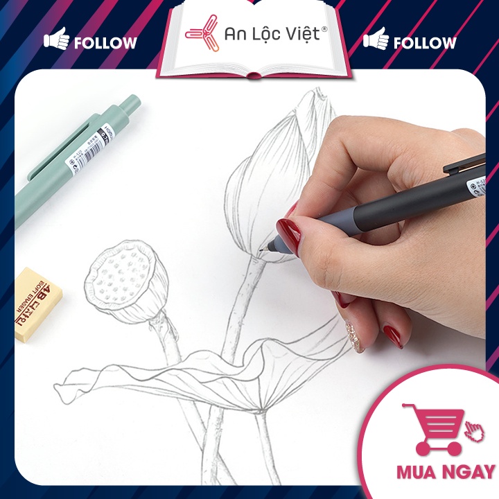 Bút Chì Bấm Homu H520 Ngòi 0.5mm, 0.7mm