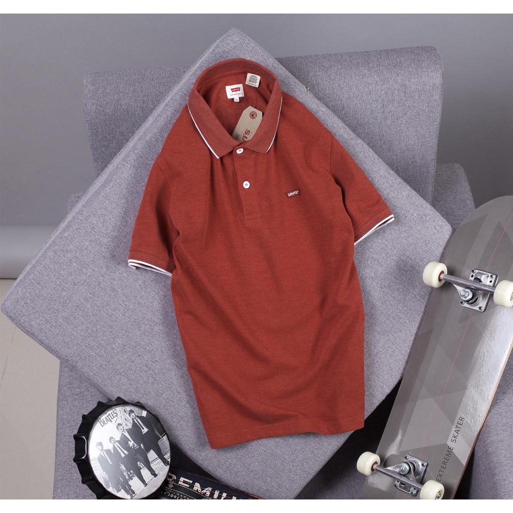 POLV2  Áo Thun có cổ Lê Vít in logo chữ FULL áo siêu đẹp siêu ngầuSLIMFIT  6 màu , KHÔNG ĐẸP VÌ QUÁ ĐẸP