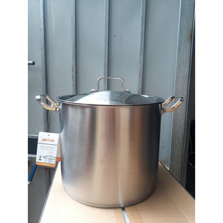 Nồi luộc gà inox 28cm thân cao, đun từ