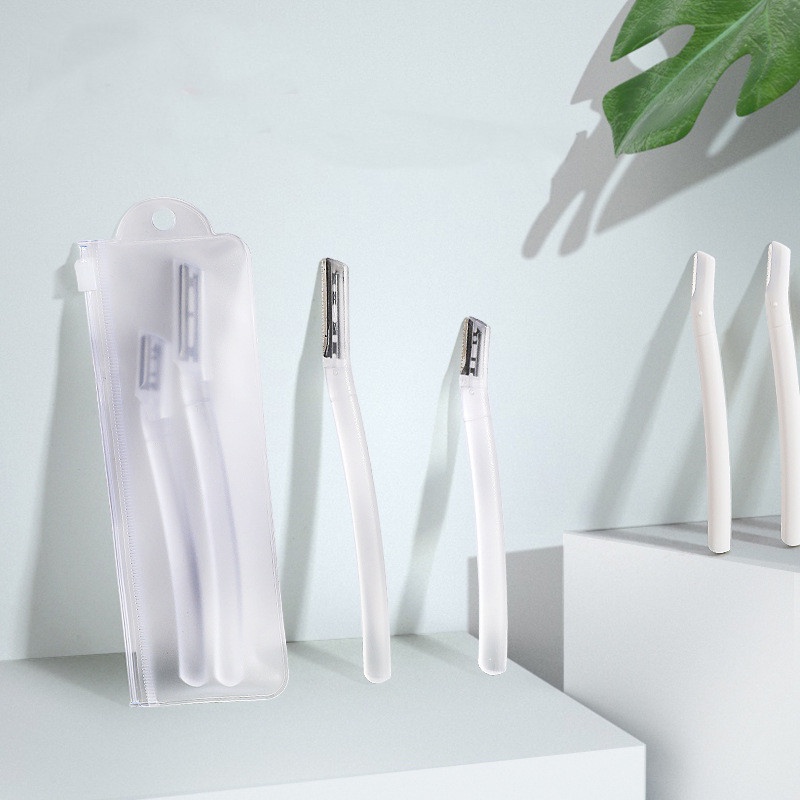 Set 3 Dao Cạo Lông Mày An Toàn Có Thể Gập Lại Tiện Dụng