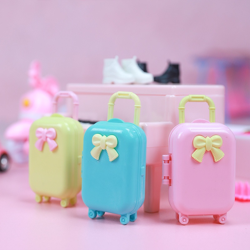Vali nhựa Mini BJD16 / 30cm trang trí cho nhà búp bê